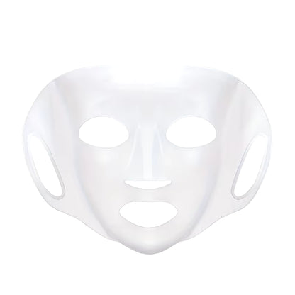 3D Silicone Mask Cover Fixed Mask Tool Ear Hanging Mask for Moisturizing Face Reusable Firming Facial Tool