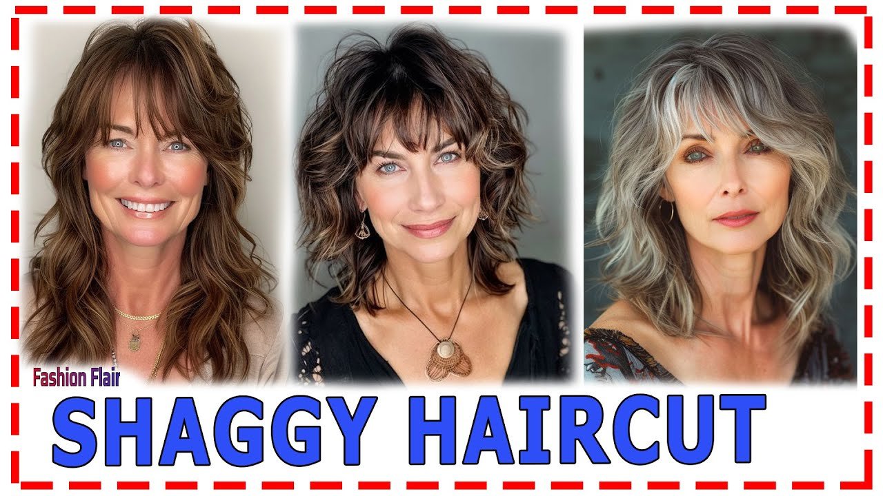 Shaggy Hairstyles for Older Women