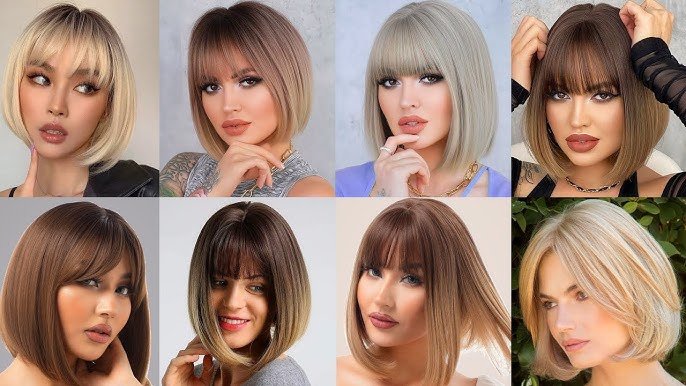 Shoulder Length Hairstyles With Bangs For Thin Fine Hair