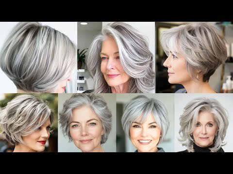 Hairstyles for Thin Fine Gray Hair