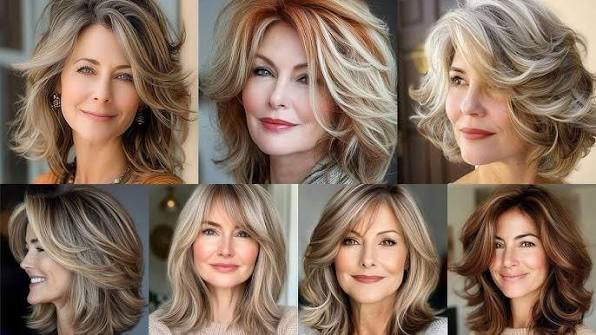 Medium-Length Haircuts for Older Women