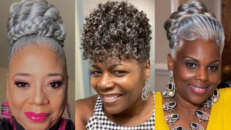 Updo Hairstyles for Older Black Women