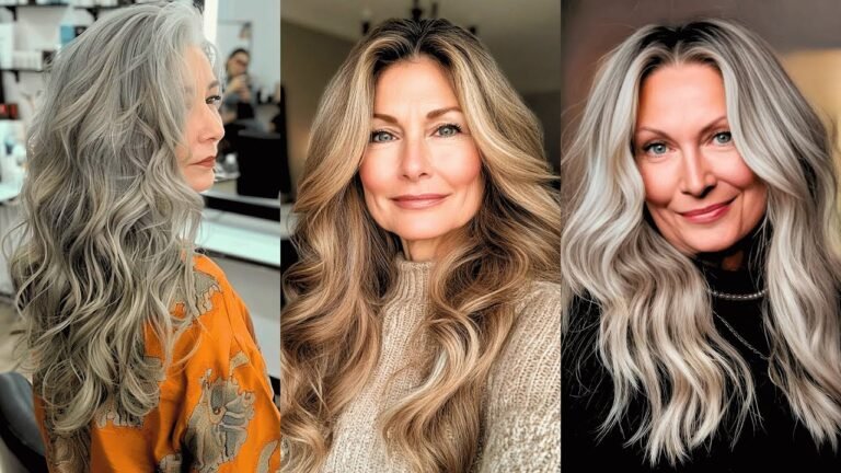 Hairstyles for Older Women with Long Hair