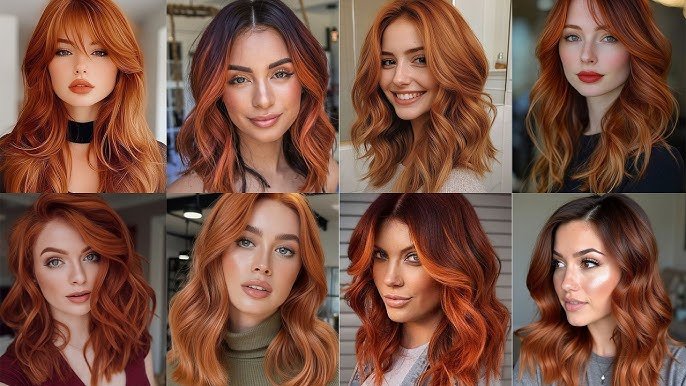Red Copper Balayage Ideas