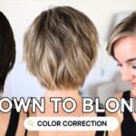 Dark Roots Blonde Balayage Bobs