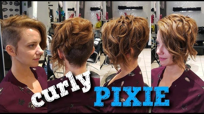19 Curly Coily Pixie Cut