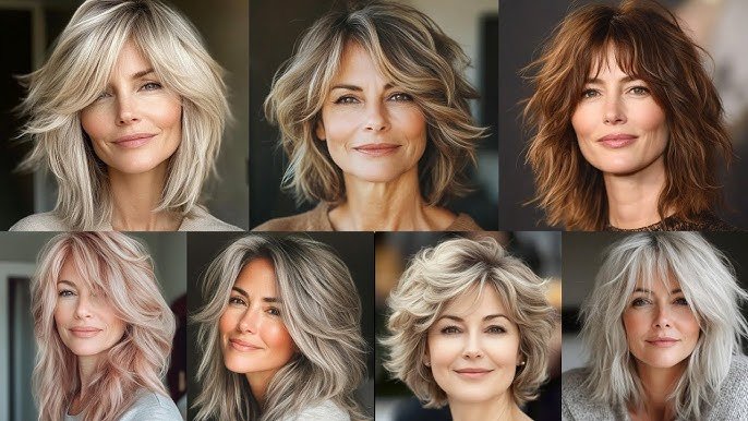 Shaggy Hairstyles for Women Over 50