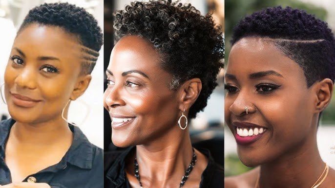 Shaved Hairstyles for Older Black Women