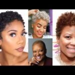 Coily Pixie Cut For Black Women