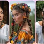 Mexican braid hairstyle