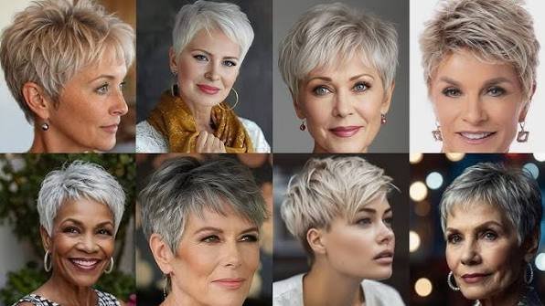 Short Hairstyles for Women Over 60