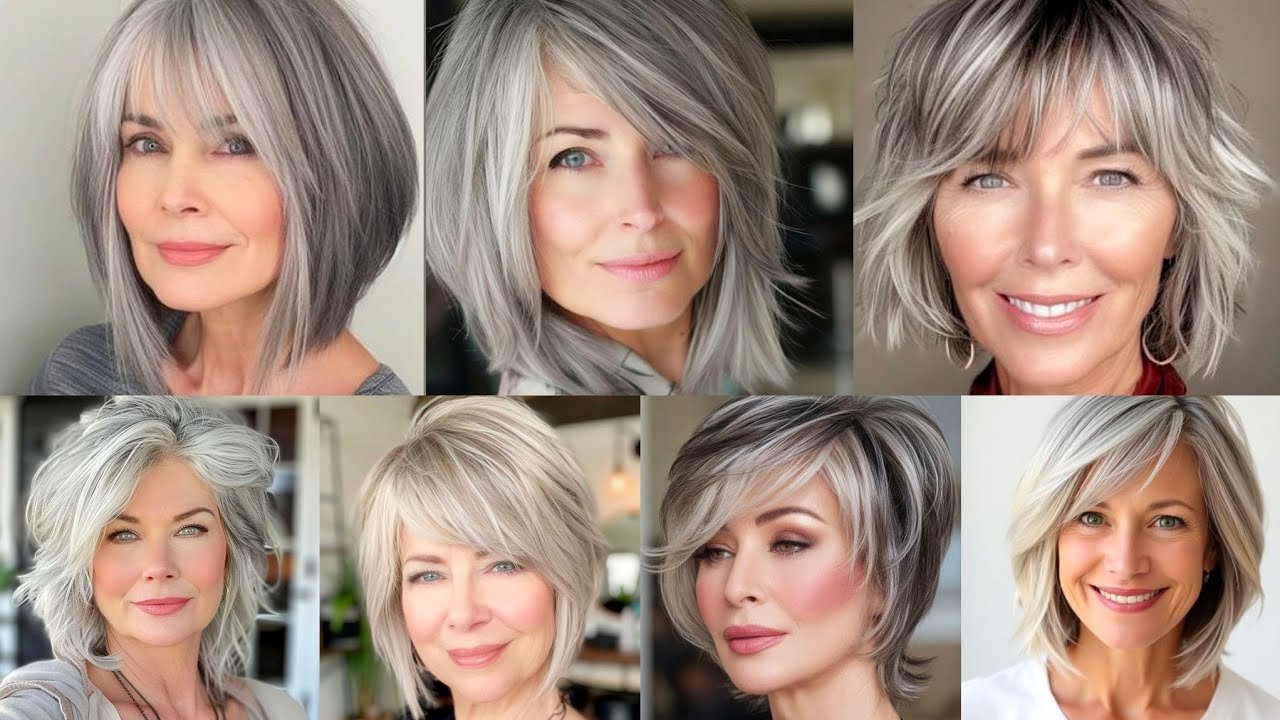 Layered Bob Hairstyles for Older Women