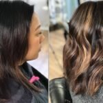 Black Hair with Brown Highlights