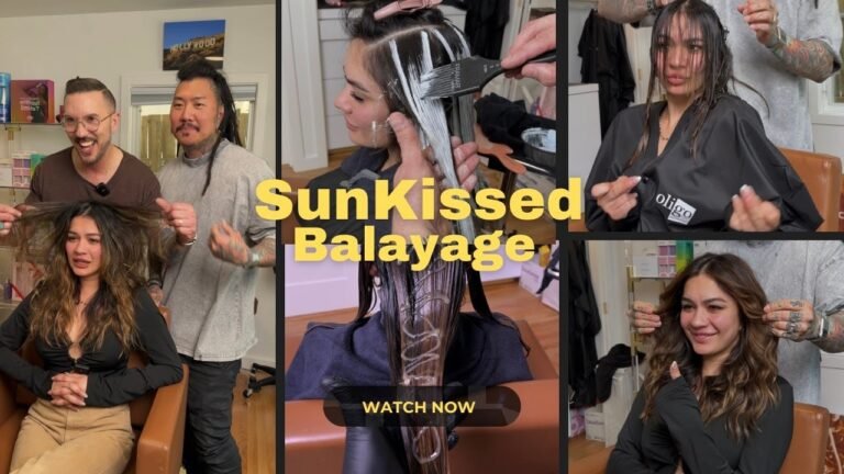 Sun-Kissed Balayage for Brunettes