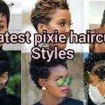 Short Coily Pixie Cut For Black Women
