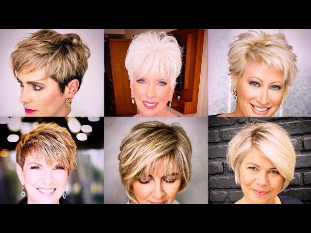 Short Choppy Hairstyles for Over 60