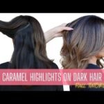 Dark Caramel Balayage Ideas